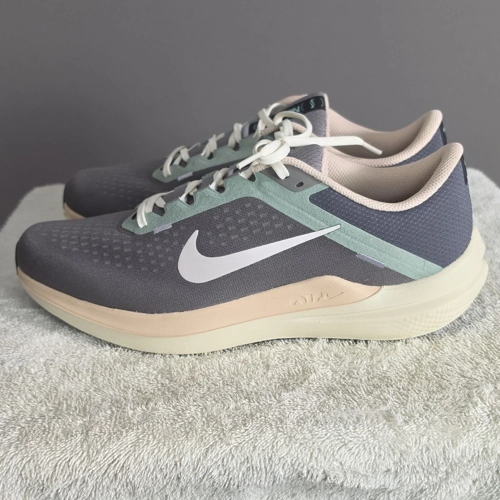 Nike Air Winflo 10 Men's Running Shoes Mesh Flat Pewter/Photon Dust Size 11.5